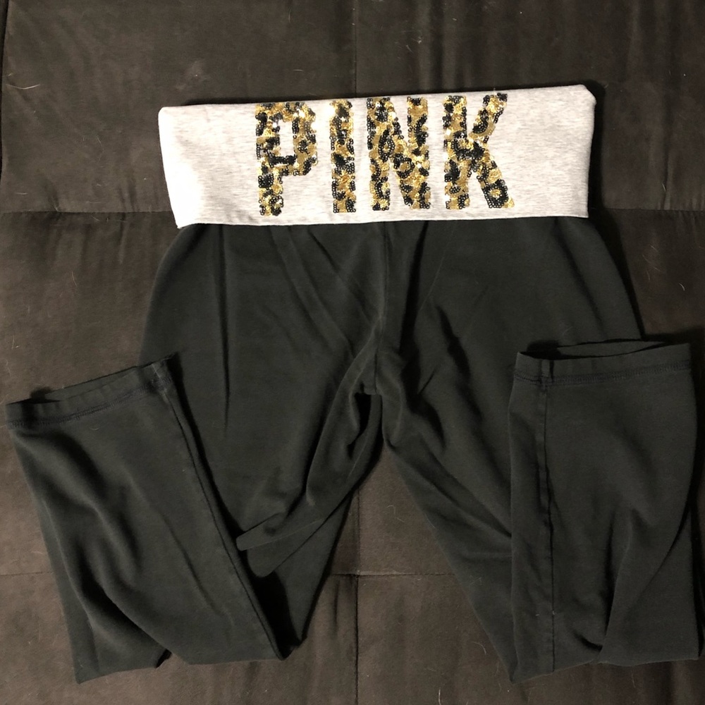 PINK Cropped Leggings